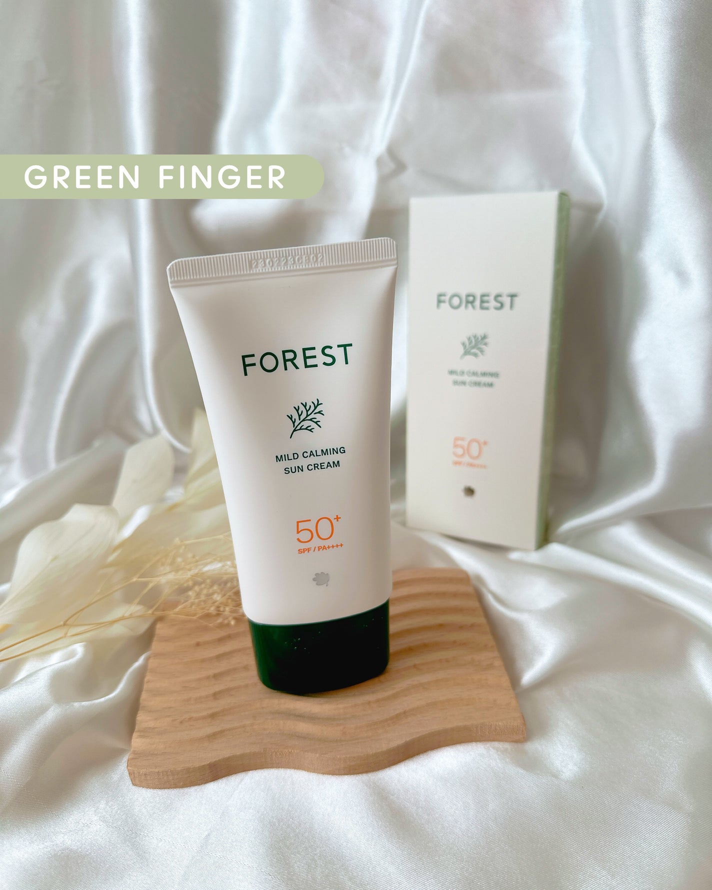 フォレスト マイルドカーミングサンクリーム/FoRest by Greenfinger/日焼け止めクリームを使ったクチコミ(1枚目)