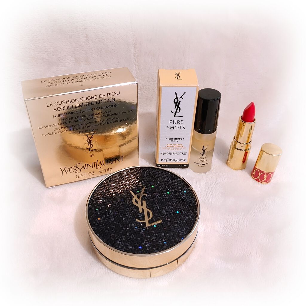 アンクル ド ポー ルクッションN ノエル コレクター/YVES SAINT LAURENT BEAUTE/クッションファンデーションを使ったクチコミ（1枚目）