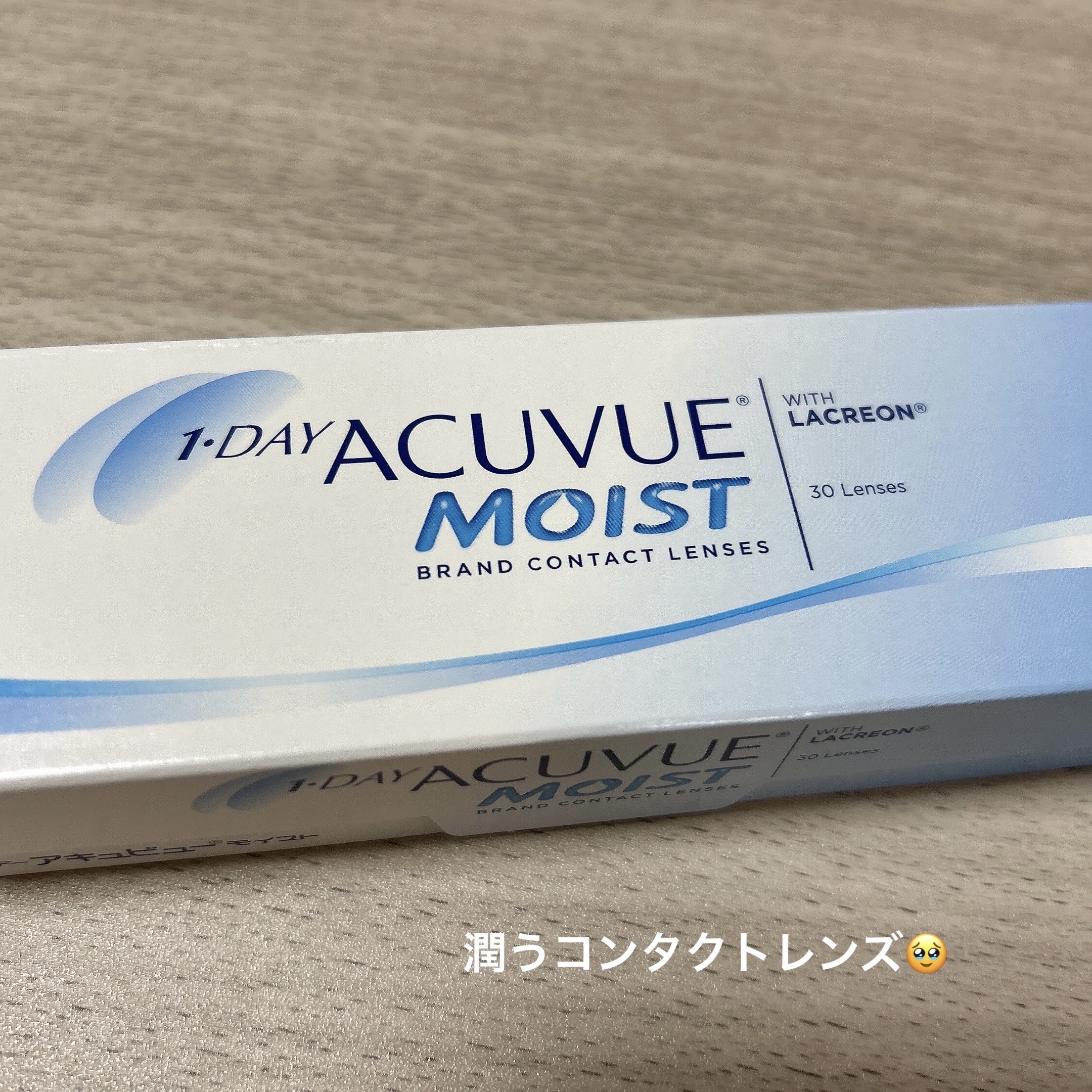 ワンデーアキュビューモイスト/Johnson & Johnson/ワンデー（１DAY）カラコンを使ったクチコミ（1枚目）