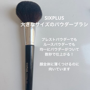 SIXPLUS 大きなサイズのパウダーブラシ（ブラック）F31/SIXPLUS/メイクブラシを使ったクチコミ（2枚目）