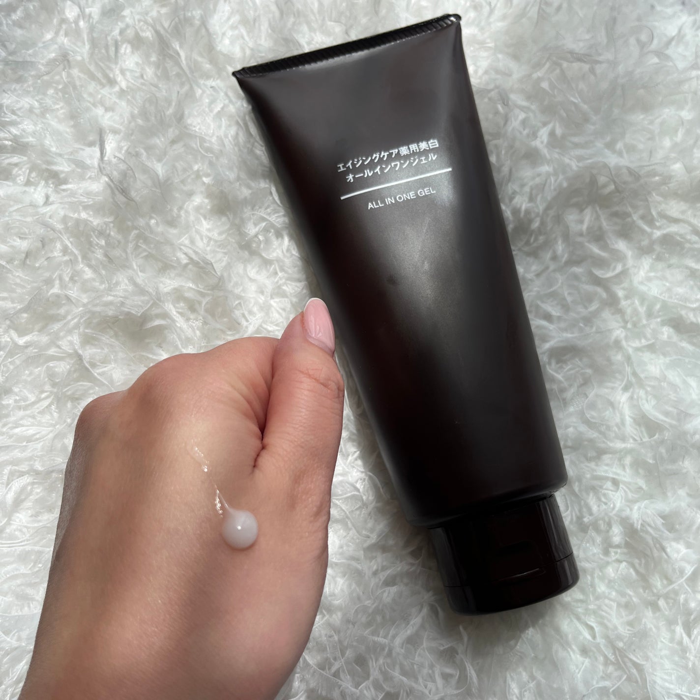 エイジングケア薬用美白オールインワンジェル/無印良品/オールインワン化粧品を使ったクチコミ(3枚目)