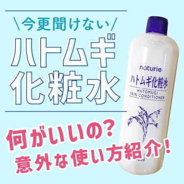 ハトムギ化粧水(ナチュリエ スキンコンディショナー R ) 旧製品/ナチュリエ/化粧水を使ったクチコミ（1枚目）