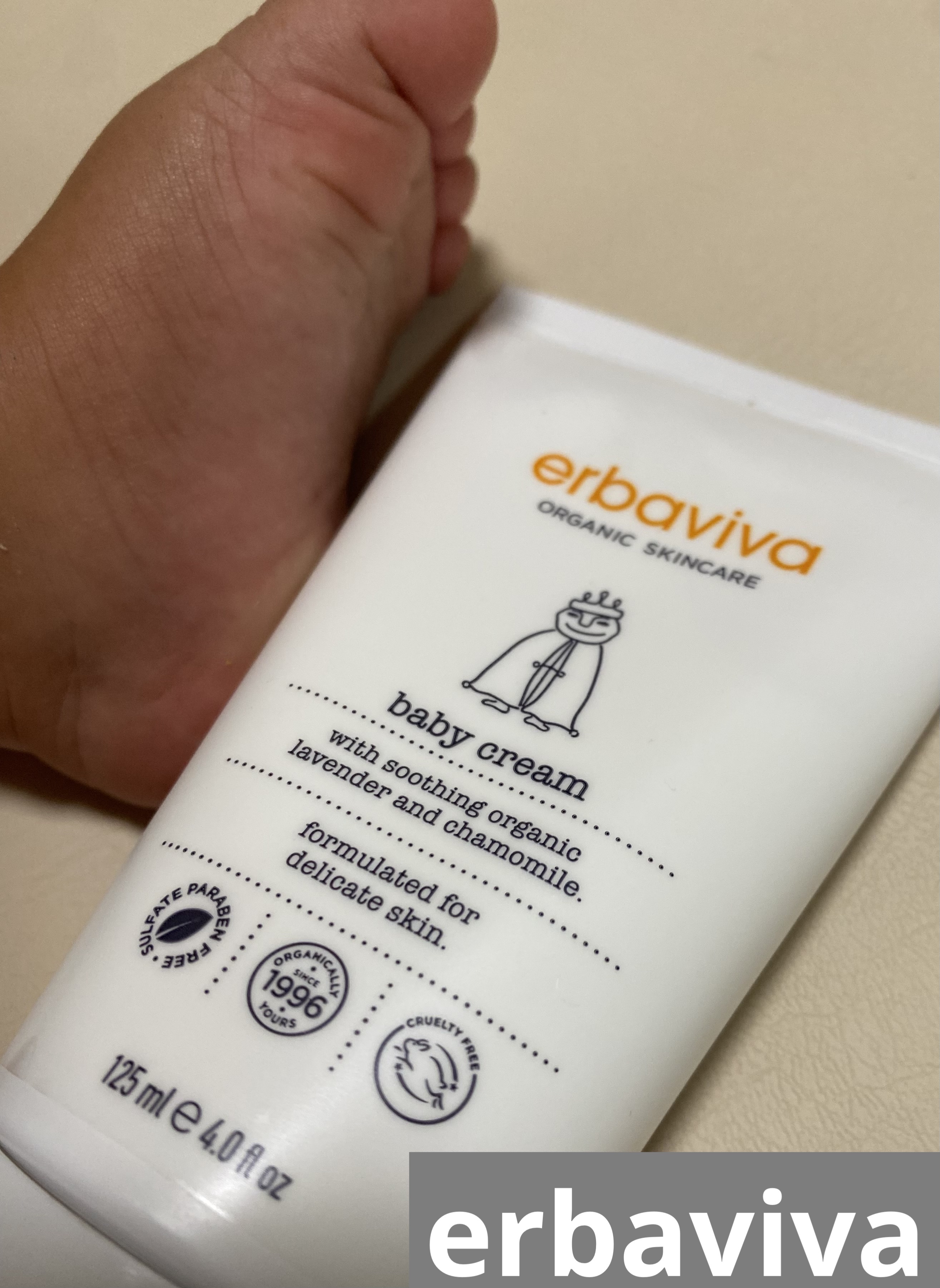 ベビークリーム/エルバビーバ/ボディクリームを使ったクチコミ（1枚目）