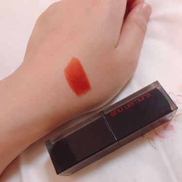 ルージュ アンリミテッド アンプリファイド/shu uemura/口紅を使ったクチコミ（2枚目）