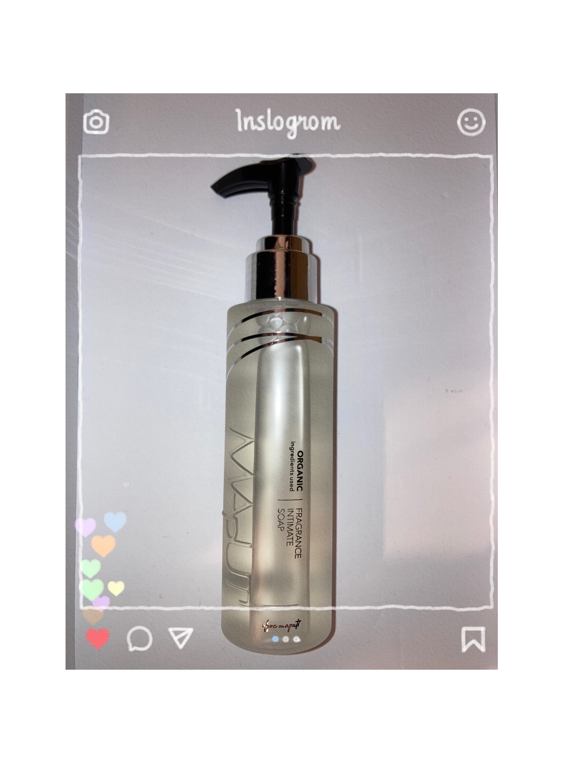 オーガニックフレグランスインティメイトソープ MAPUTI/MAPUTI/デリケートゾーンケアを使ったクチコミ（1枚目）