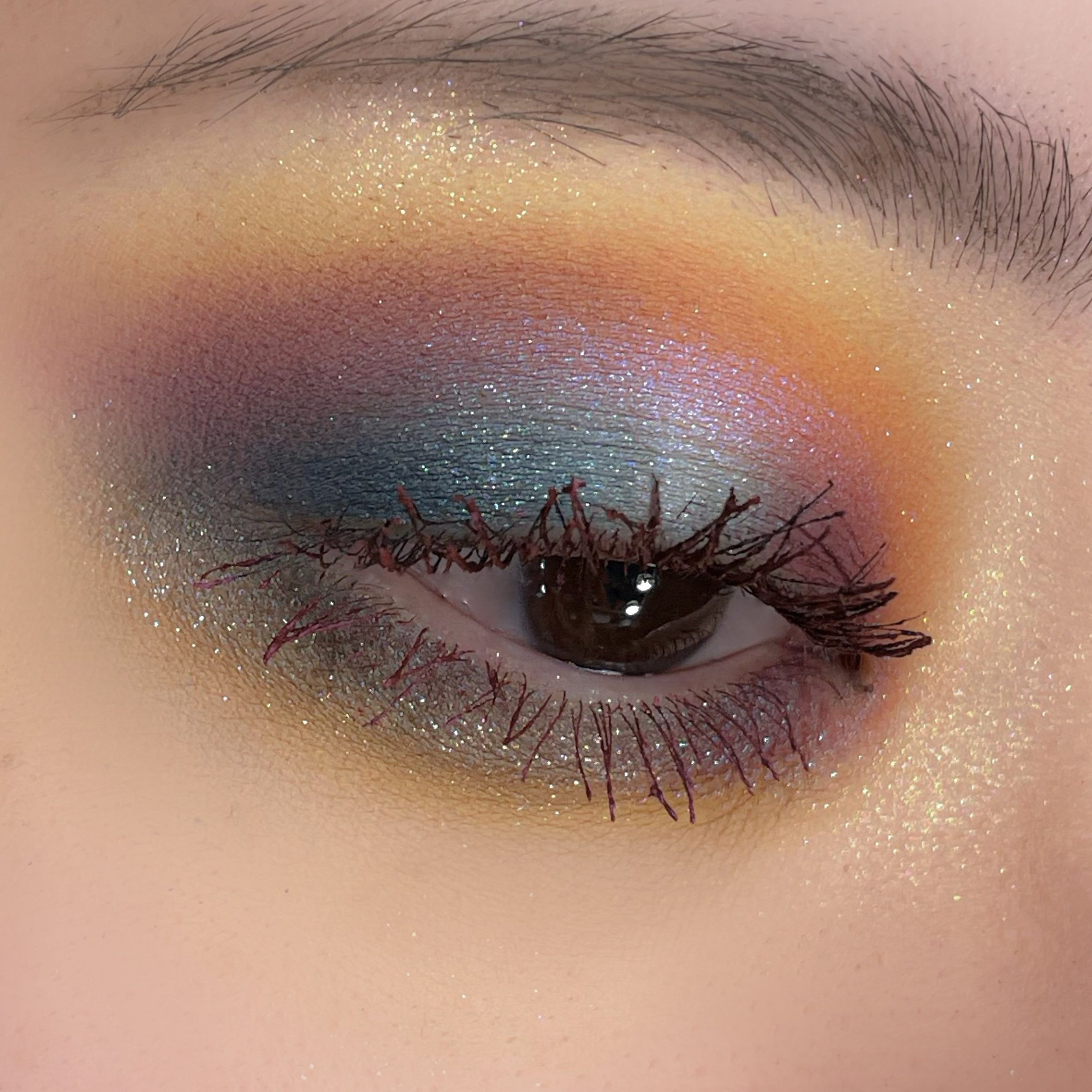 ソフトブラーリングアイパレット/wakemake/アイシャドウパレットを使ったクチコミ（2枚目）