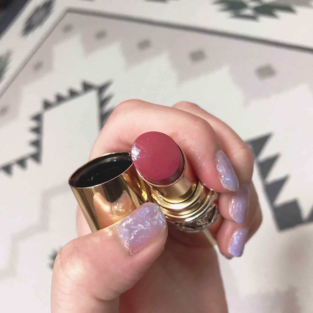 ルージュ ヴォリュプテ シャイン/YVES SAINT LAURENT BEAUTE/口紅を使ったクチコミ(2枚目)