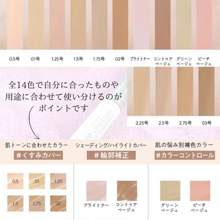 カバーパーフェクション チップコンシーラー/the SAEM/リキッドコンシーラーを使ったクチコミ(4枚目)