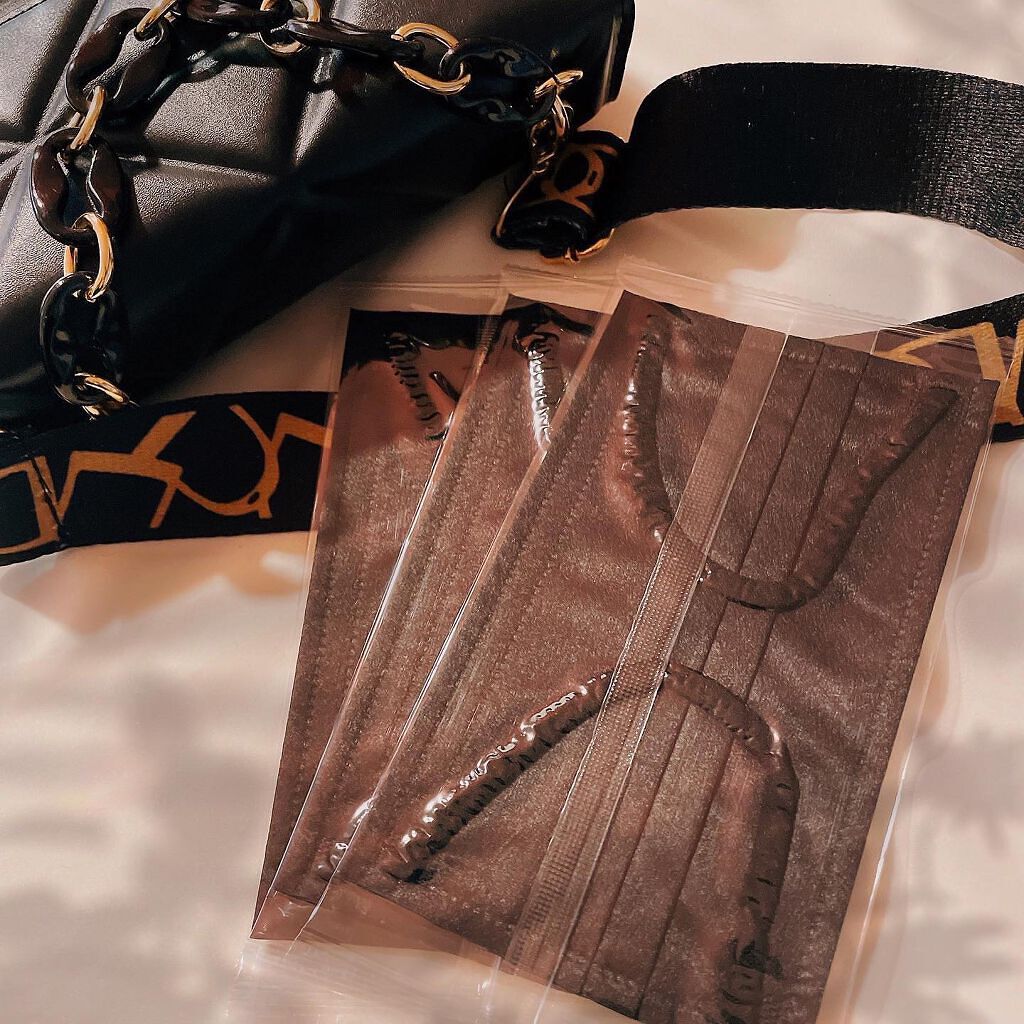 スパンレース不織布カラーマスク/ISDG 医食同源ドットコム/マスクを使ったクチコミ(2枚目)