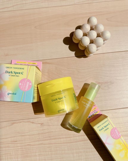 グリーンタンジェリン ビタC ダークスポットケアセラム/goodal/美容液を使ったクチコミ(7枚目)