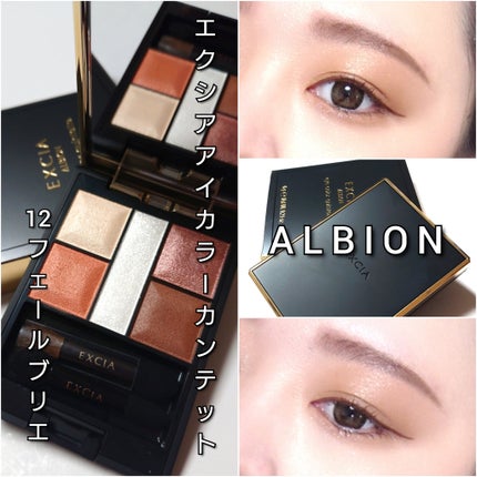 エクシア アイカラー カンテット/ALBION/アイシャドウパレットを使ったクチコミ(7枚目)