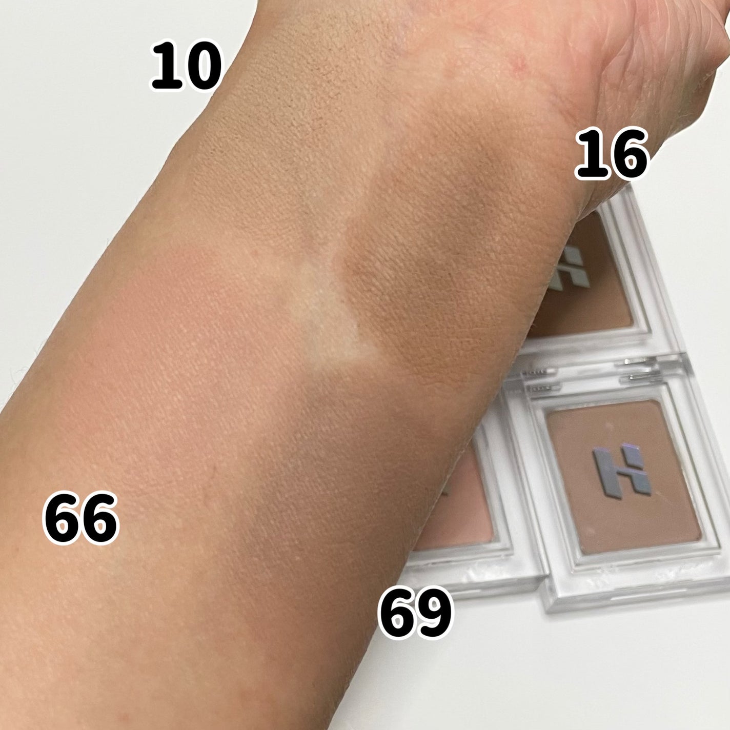 マイフェイブピースアイシャドウ/HOLIKA HOLIKA/単色アイシャドウを使ったクチコミ(3枚目)