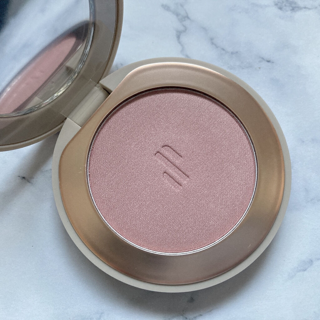 ドットオンムード グロウブラッシュ 01 Rose Plush/Heart Percent/パウダーチークを使ったクチコミ（2枚目）