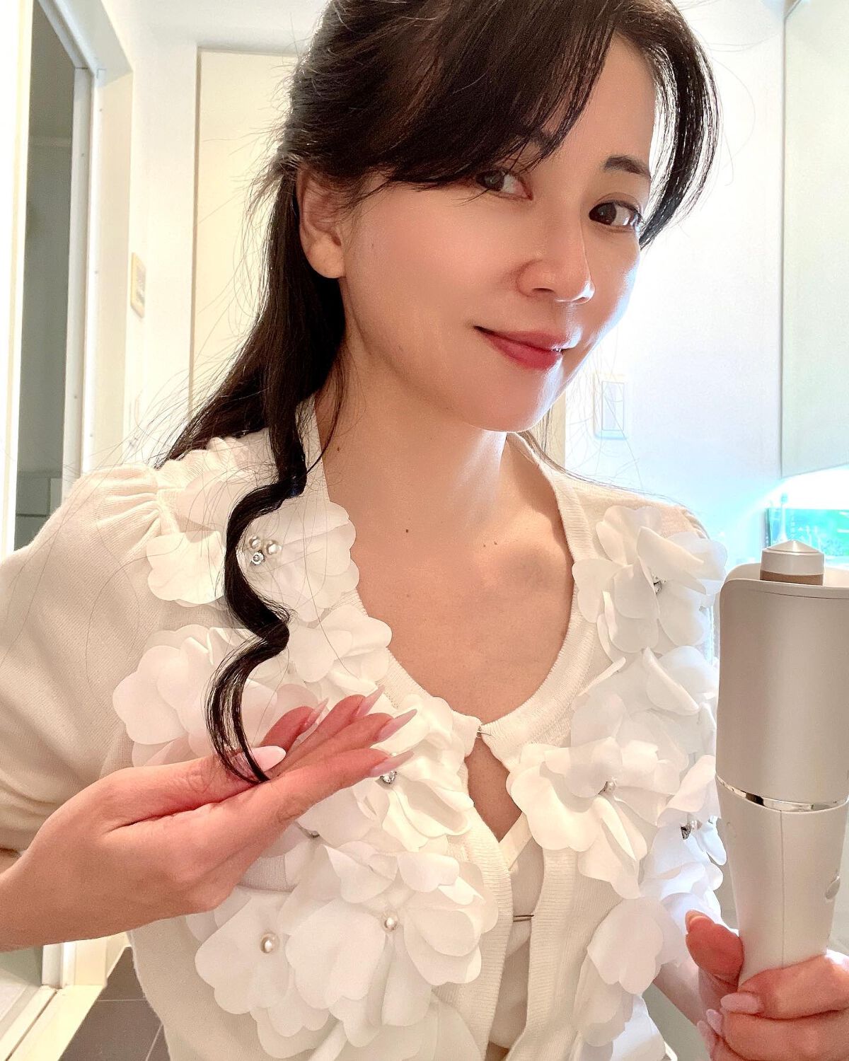 Shiho Arai on LIPS 「・・KINUJOのspin&curl使ってみました。不器用だか..」(3枚目)