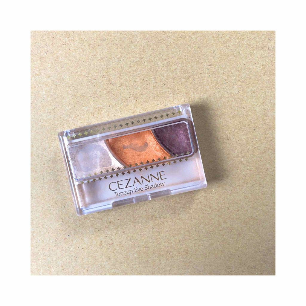 トーンアップアイシャドウ/CEZANNE/アイシャドウパレットを使ったクチコミ（1枚目）