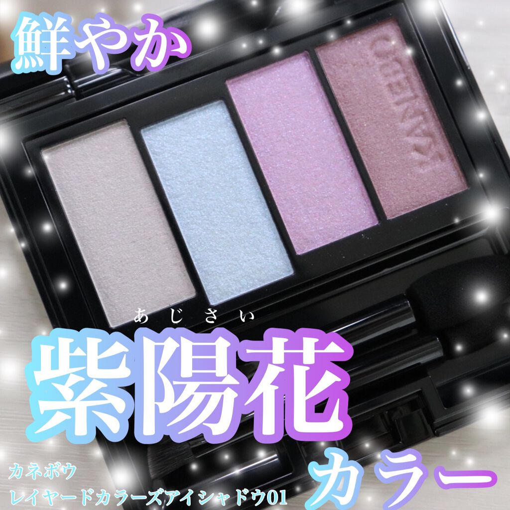 レイヤードカラーズアイシャドウ 01 エステティックスカイ/KANEBO/アイシャドウパレットを使ったクチコミ（1枚目）
