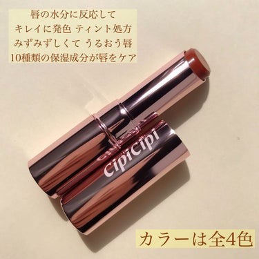 CipiCipi ブリュレリップティントのクチコミ「こなれ顔オレンジ テラコッタ🍊

CipiCipi(シピシピ)
ブリュレリップティント 
01.....」（2枚目）