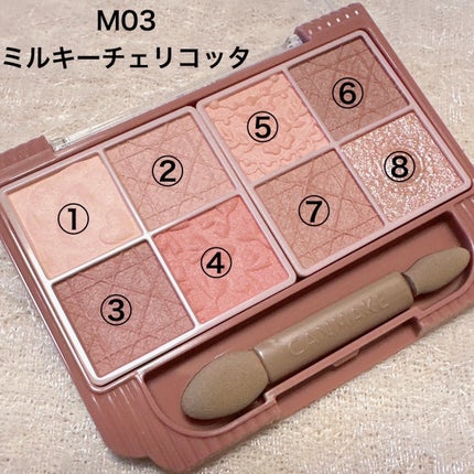 プティパレットアイズ(マットタイプ)/キャンメイク/パウダーアイシャドウを使ったクチコミ(2枚目)