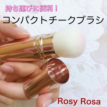 お久しぶりです！ひぃです！🙇‍♂️

今回紹介するのは
Rosy Rosa『エンジェリッチブラシ スライドチーク』です！

ロージーローザは有能なお化粧グッツがたくさん揃ってて、よく購入していまして..

今まで使っていたダイソーの春姫のチークブラシがあまり発色良くないなと思ったので、コンパクトだしお手頃価格だしと思いとりあえず買ってみました。

そしたら、とってもよかった！！！😭

まず、発色はしっかりのせてくれます！
毛束もふわふわしてて気持ちいい👍

また、メークポーチにかさばらないし、衛生面も安心です。
このコンパクトさはほんとに嬉しいです☺️


お値段も1000円以内です！

みなさんもぜひ

#ロージーローザ 
#チークブラシ 
の画像 その0