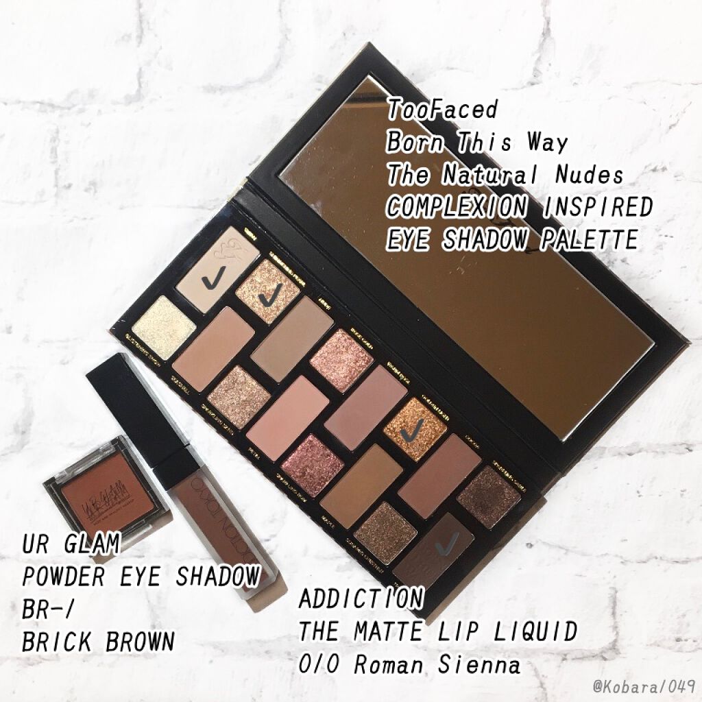 UR GLAM POWDER EYESHADOW/U R GLAM/単色アイシャドウを使ったクチコミ(3枚目)