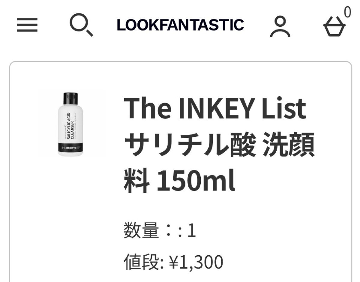 サリチル酸クレンザー/THE INKEY LIST/クレンジングジェルを使ったクチコミ(1枚目)