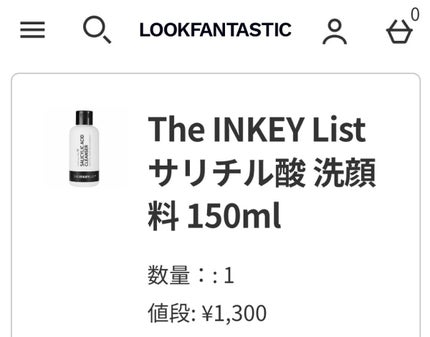 サリチル酸クレンザー/THE INKEY LIST/クレンジングジェルを使ったクチコミ(1枚目)