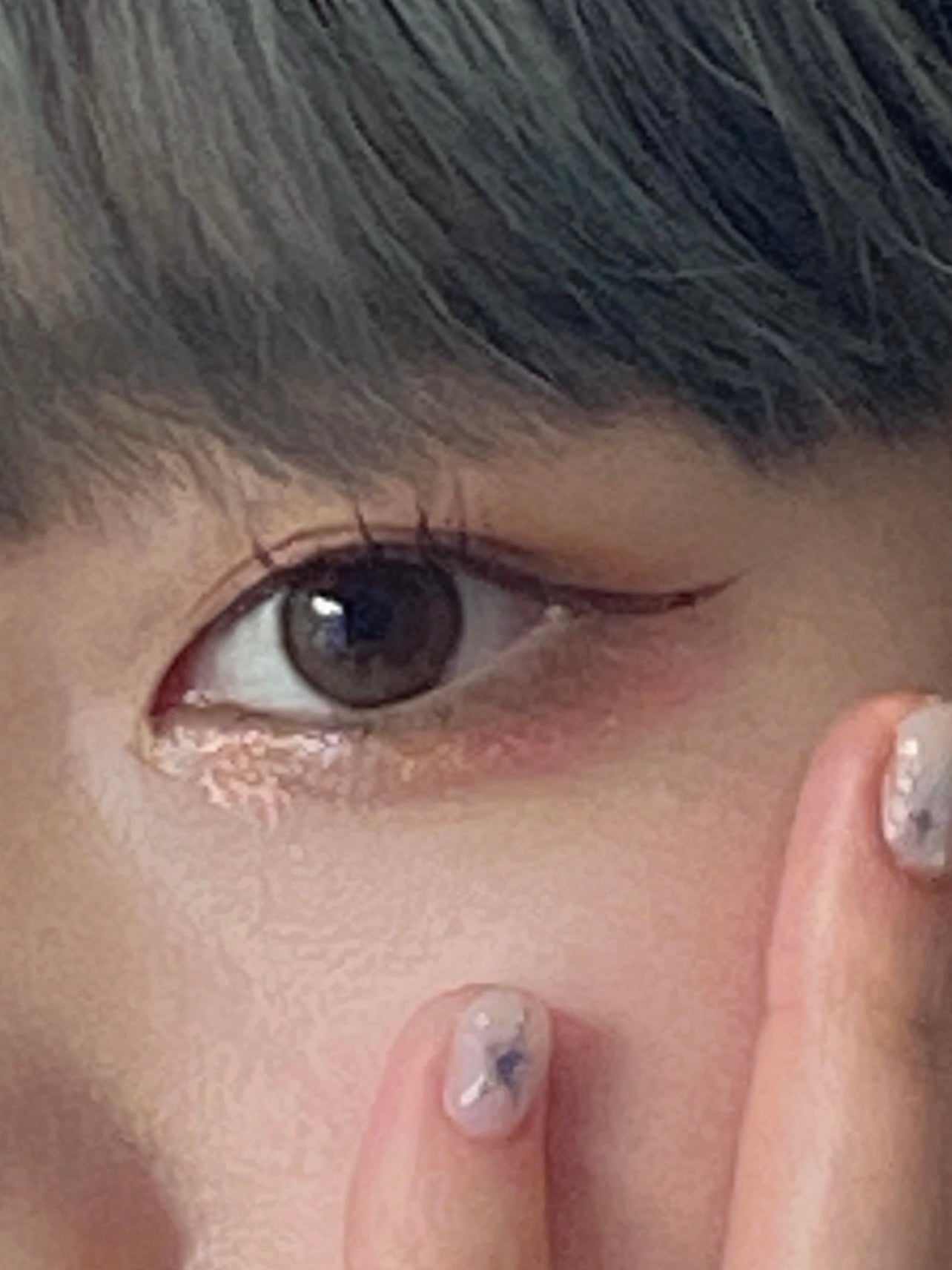 Glazed Krirtin/Hapa kristin/カラーコンタクトレンズを使ったクチコミ(4枚目)