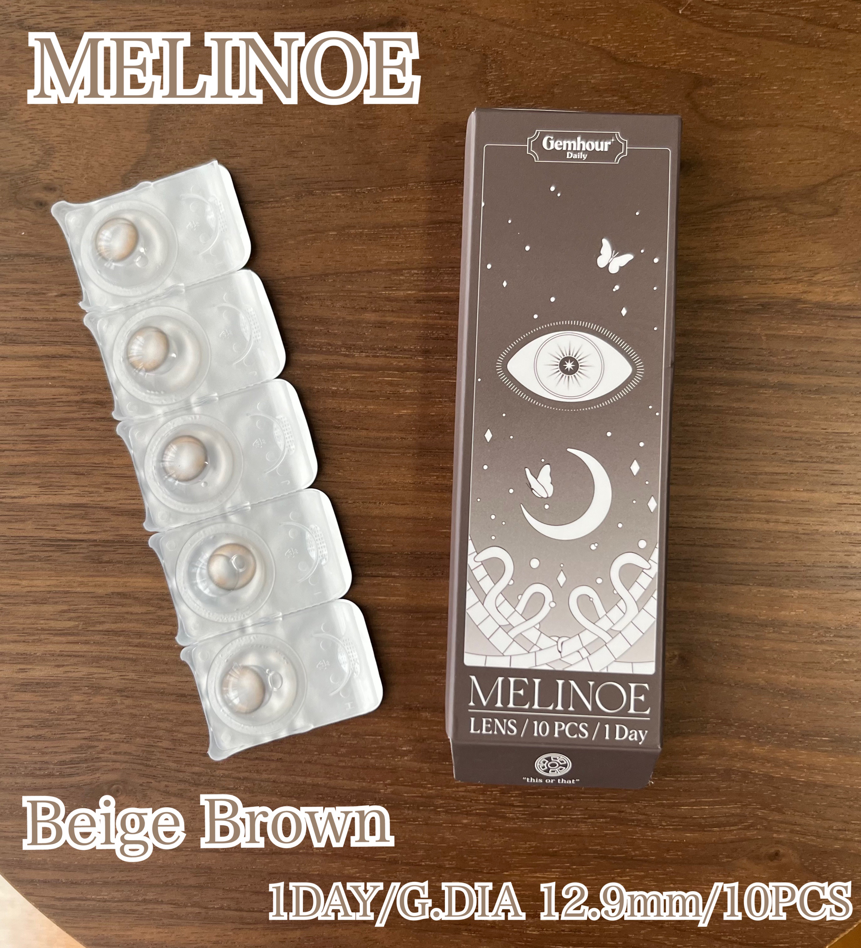 Melinoe 1Day/Gemhour lens/ワンデー（１DAY）カラコンを使ったクチコミ（2枚目）