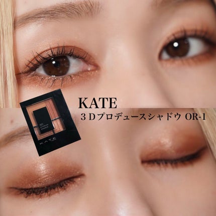 3Dプロデュースシャドウ/KATE/アイシャドウパレットを使ったクチコミ(1枚目)