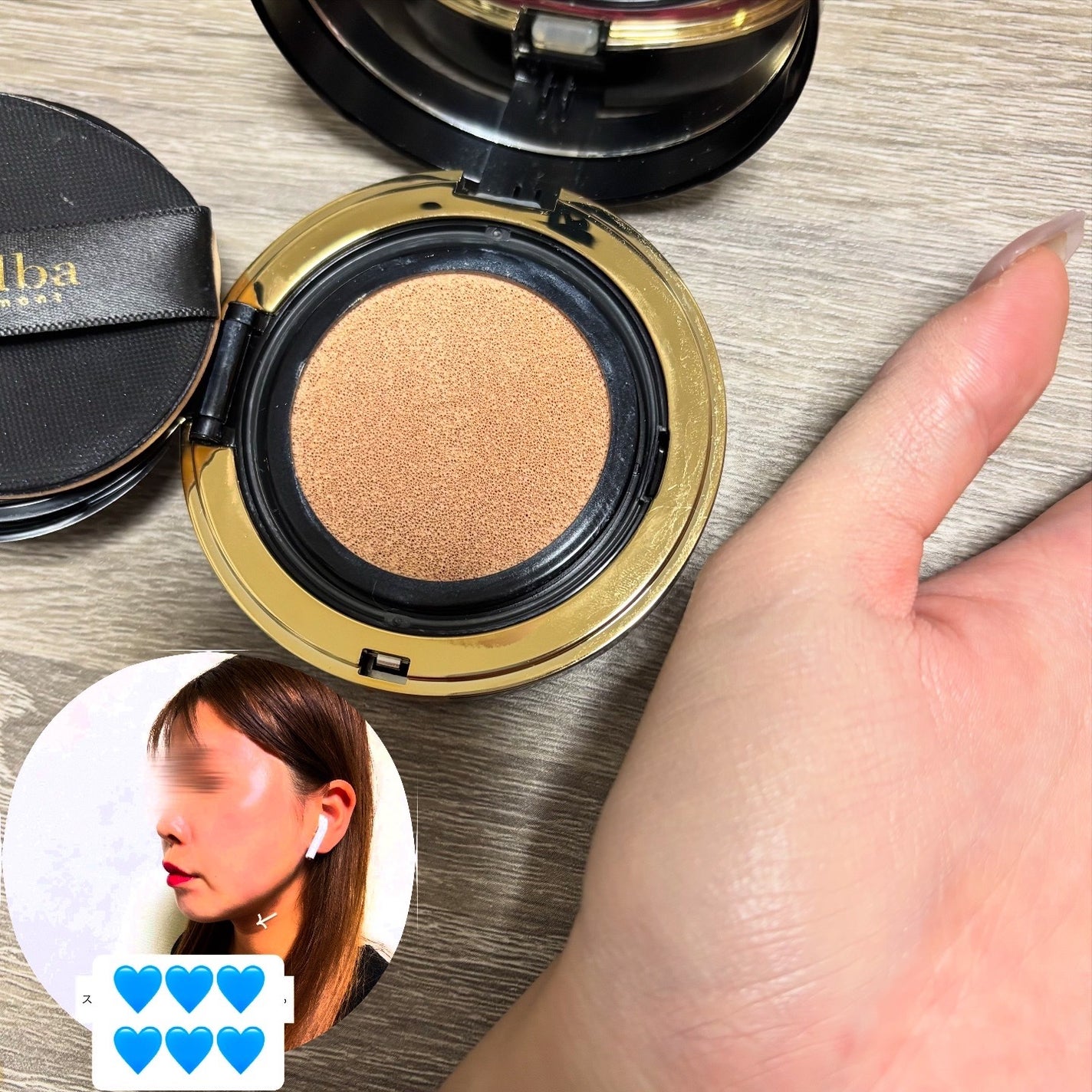 グロウフィットセラムカバークッション/ダルバ/クッションファンデーションを使ったクチコミ(4枚目)