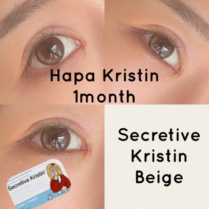 Secretive Kristen/Hapa kristin/カラーコンタクトレンズを使ったクチコミ(1枚目)