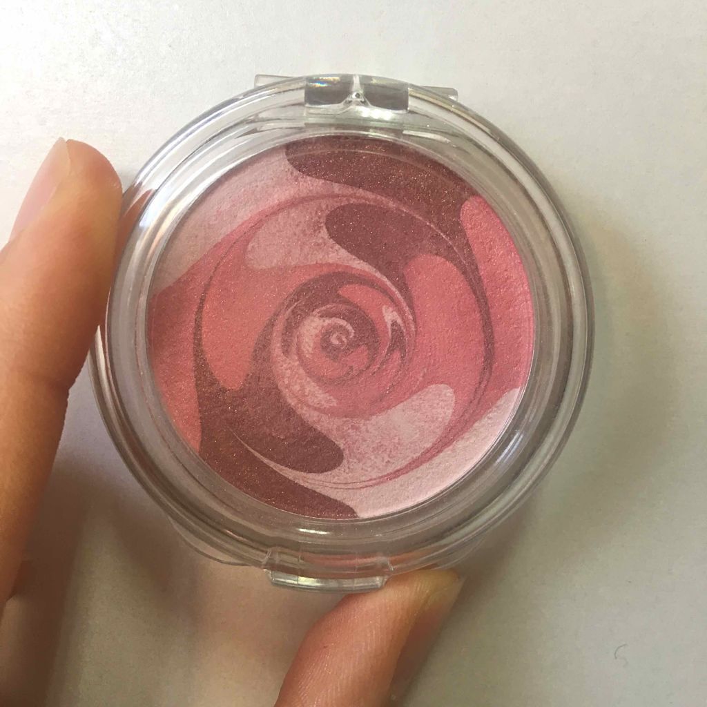 チークカラー マーブルタイプ/無印良品/パウダーチークを使ったクチコミ(1枚目)