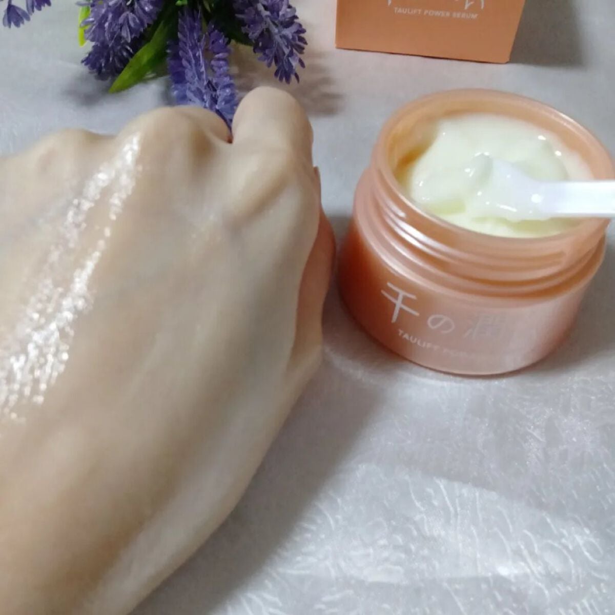 タウリフトパワーセラム/千の潤い/美容液を使ったクチコミ(5枚目)