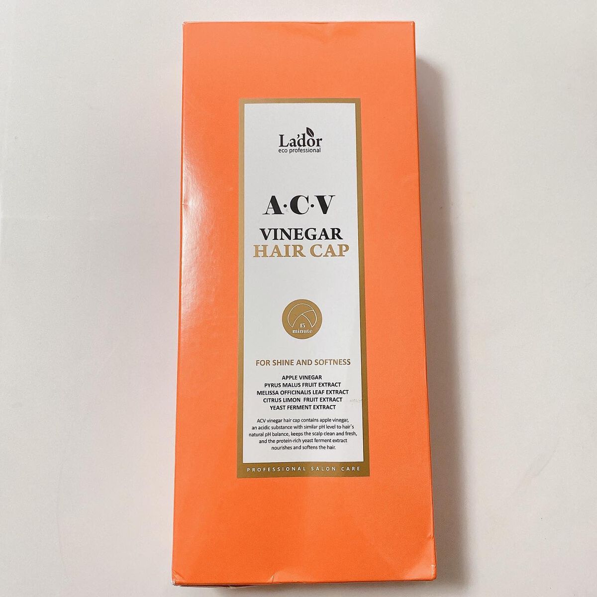 ACV VINEGAR HAIR CAP /La'dor/アウトバストリートメントを使ったクチコミ(9枚目)