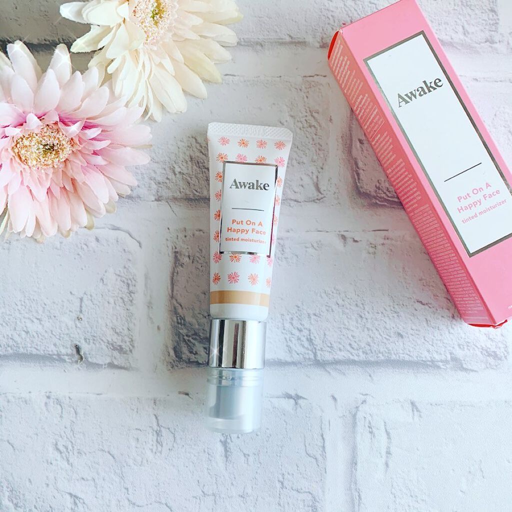 プットオンアハッピーフェイス ティンティド モイスチュアライザー/Awake/CCクリームを使ったクチコミ（2枚目）