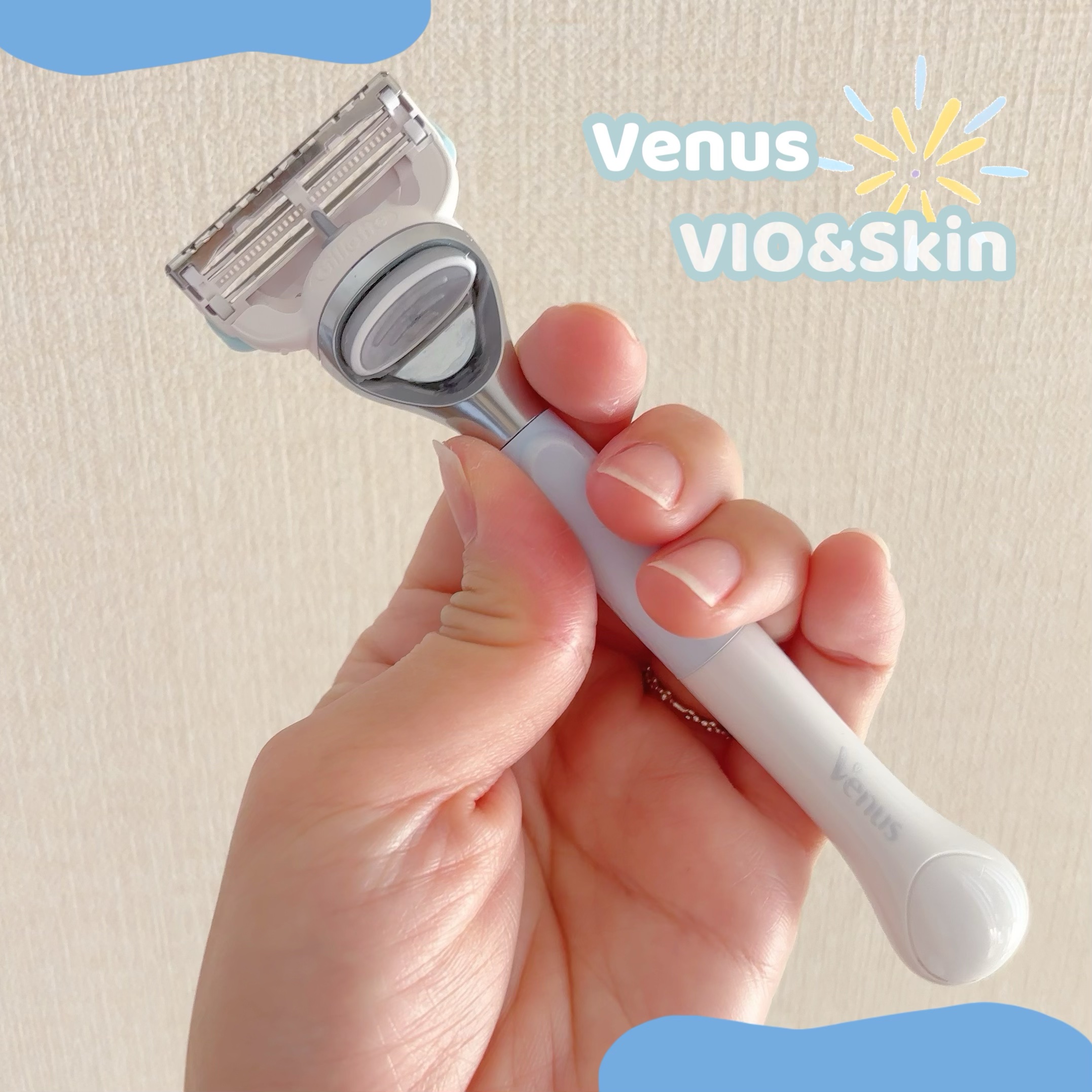 ヴィーナス VIO ヘア&スキン カミソリ/Gillette Venus/シェーバーを使ったクチコミ（1枚目）