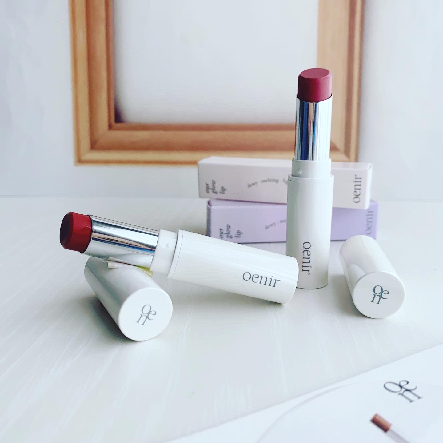 アワーグロウリップ/oenir/口紅を使ったクチコミ（1枚目）