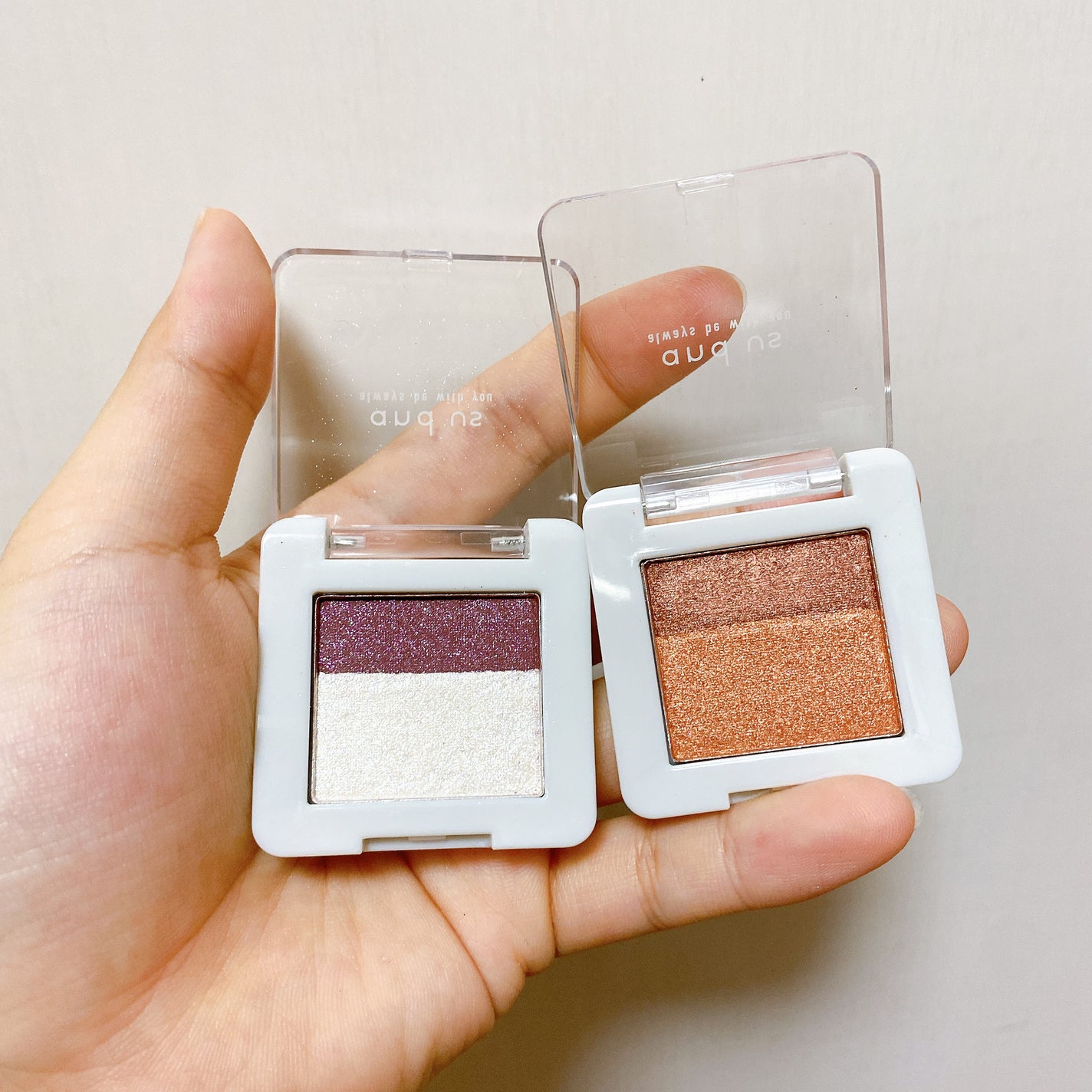 ダブルアイシャドウ/and us/アイシャドウパレットを使ったクチコミ(2枚目)