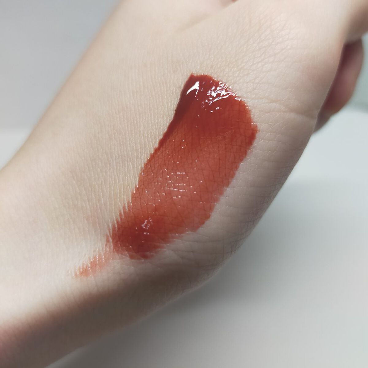 ジューシーラスティングティント/rom&nd/リップティントを使ったクチコミ（3枚目）