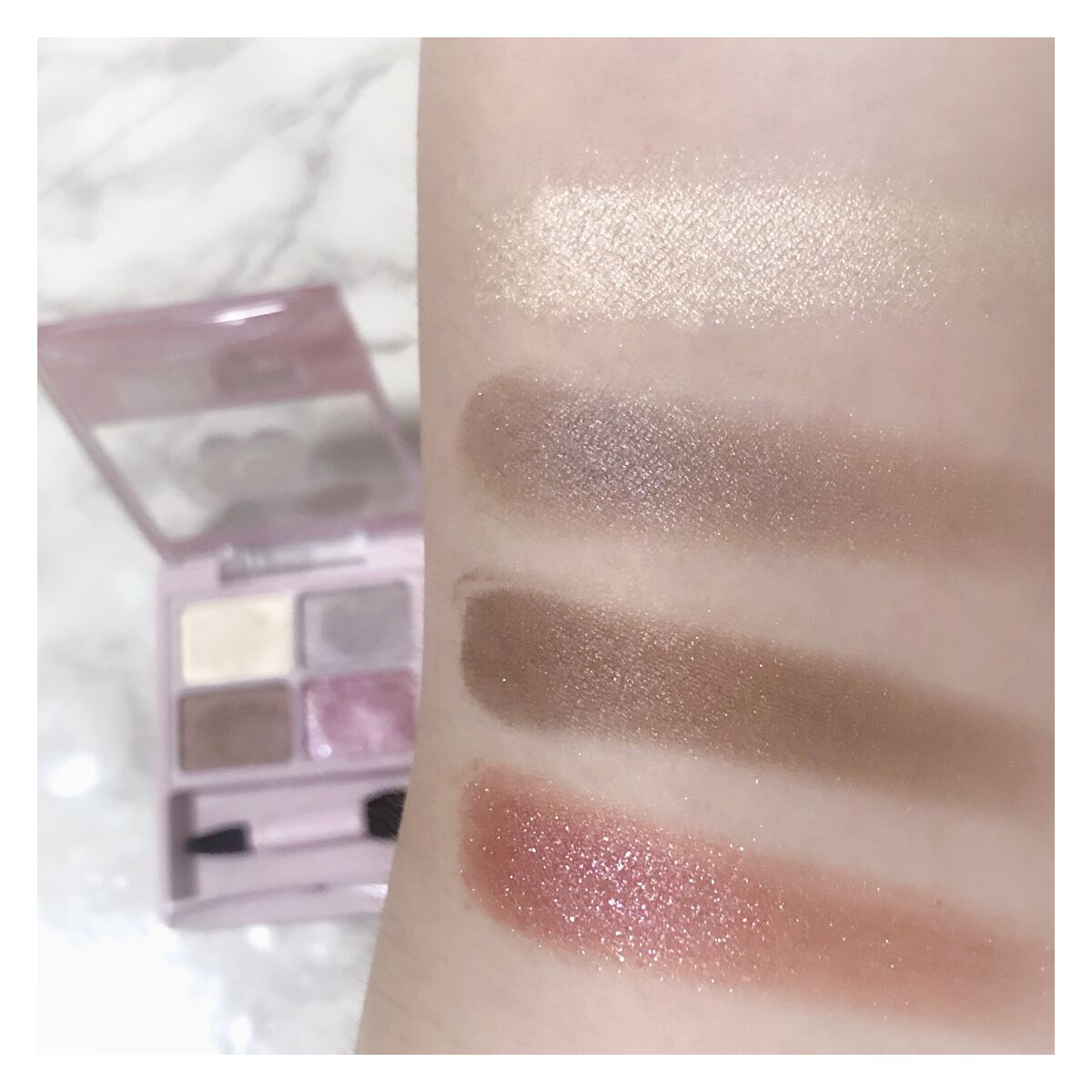 デイジードール アイカラー パレット/DAISY DOLL by MARY QUANT/アイシャドウパレットを使ったクチコミ(3枚目)