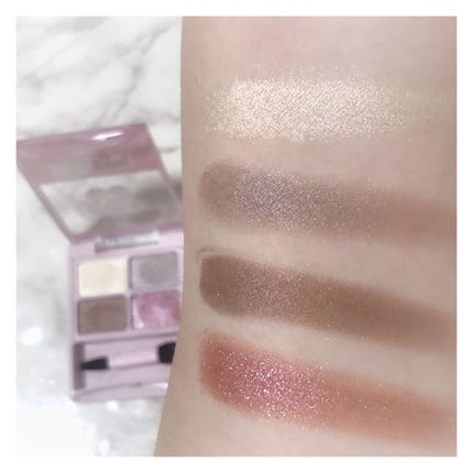 デイジードール アイカラー パレット GR-01 ピンクグレージュ/DAISY DOLL by MARY QUANT/アイシャドウパレットを使ったクチコミ(3枚目)