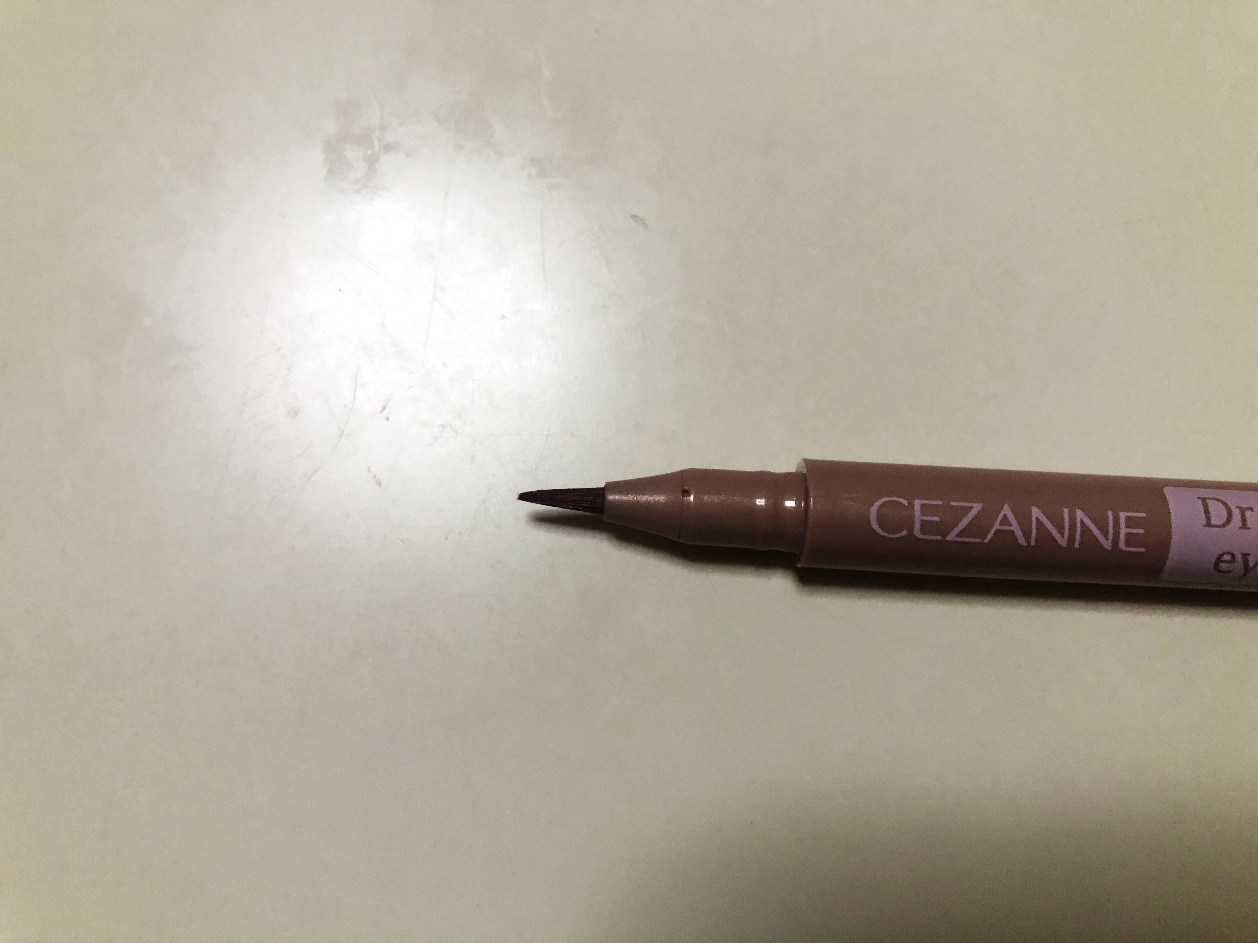 描くふたえアイライナー/CEZANNE/リキッドアイライナーを使ったクチコミ（3枚目）