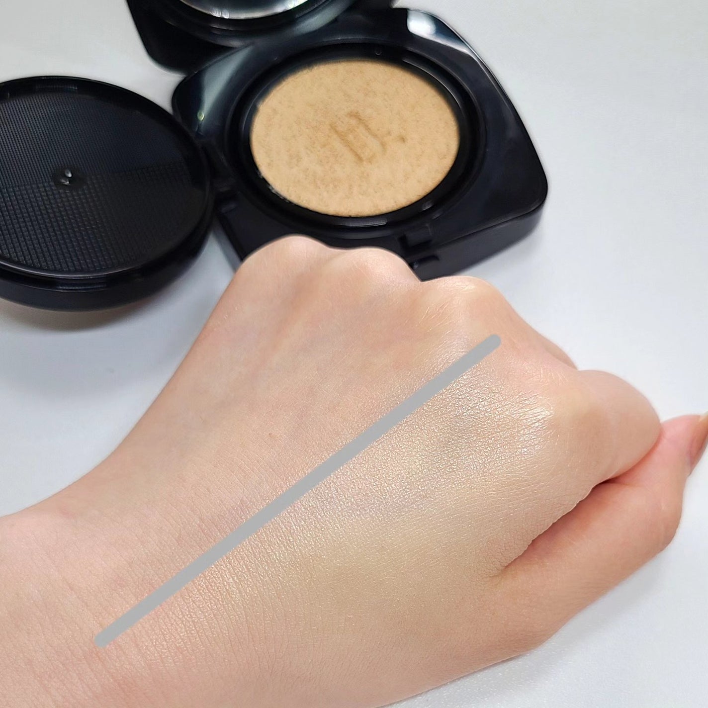 レイヤリングフィット グロークッションEX/TFIT/クッションファンデーションを使ったクチコミ(6枚目)