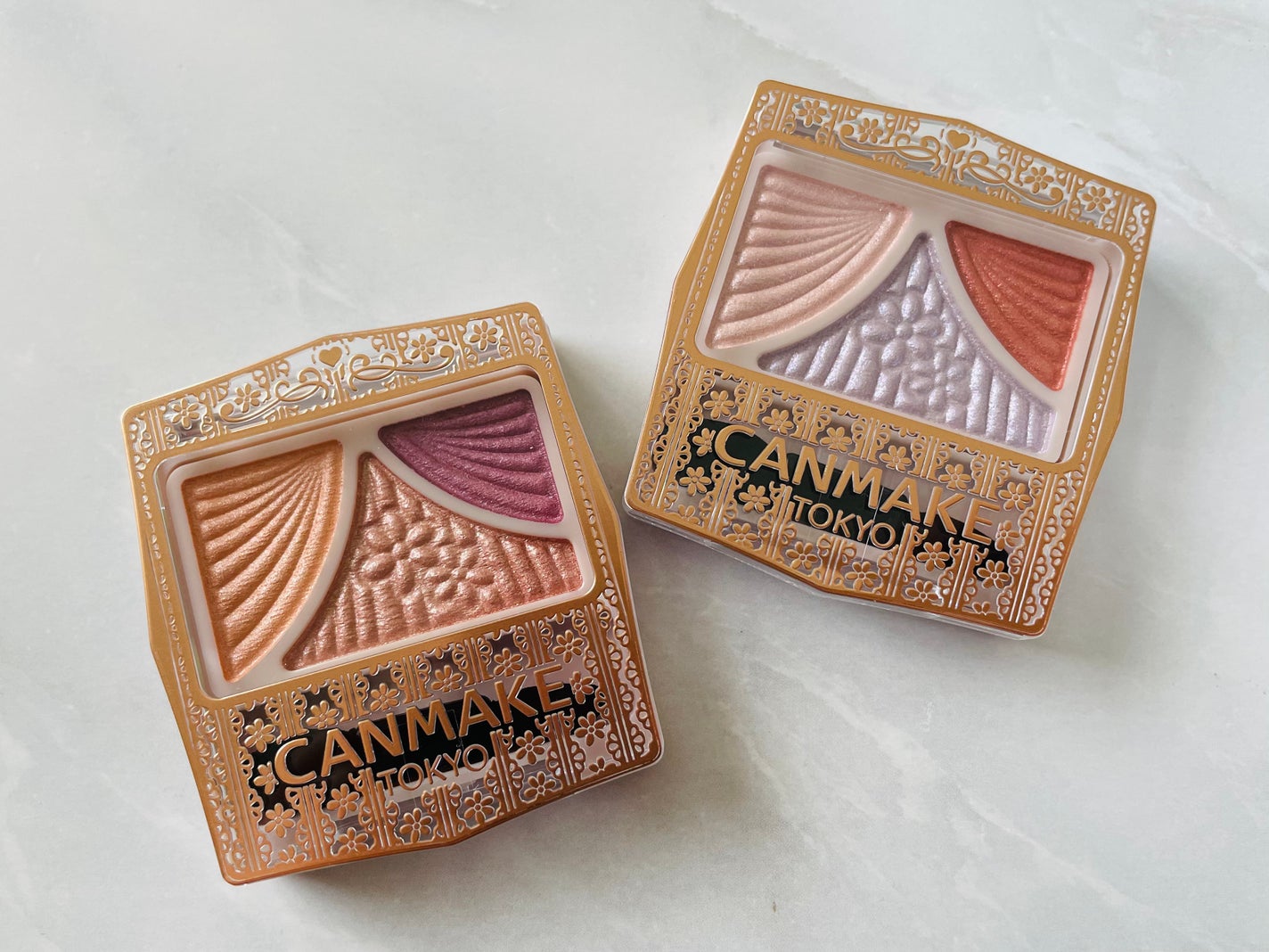 ジューシーピュアアイズ/キャンメイク/アイシャドウパレットを使ったクチコミ(1枚目)