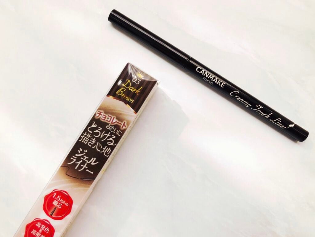 クリーミータッチライナー/キャンメイク/ジェルアイライナーを使ったクチコミ(1枚目)