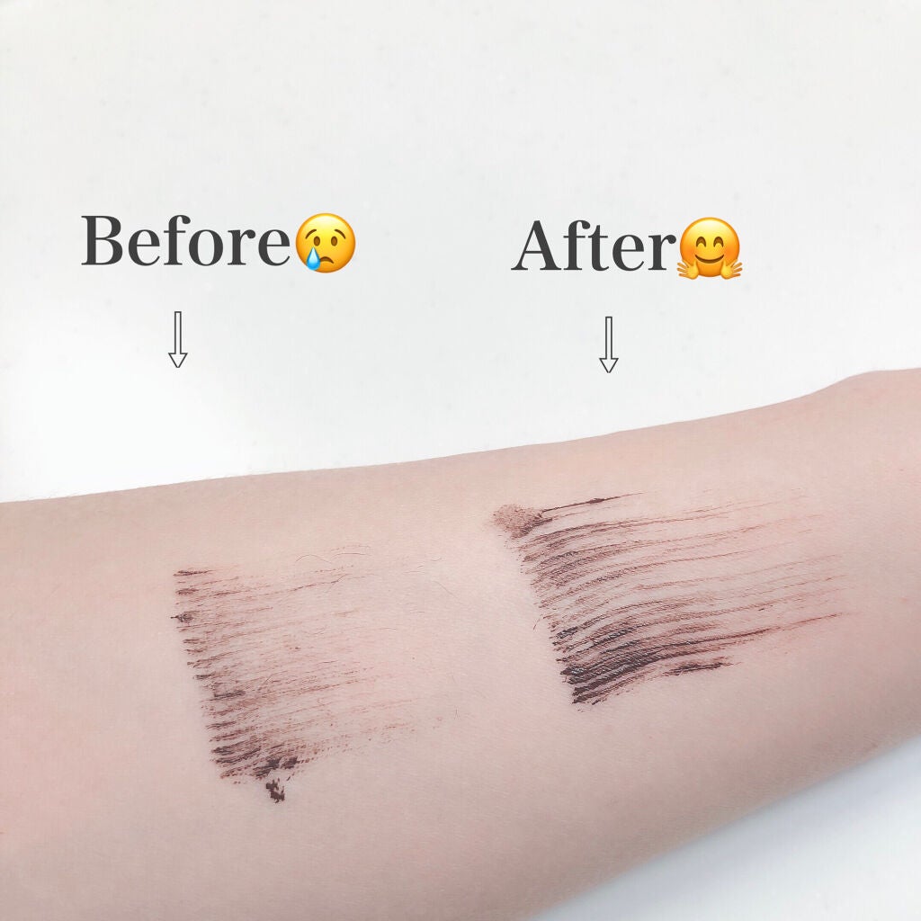 モテマスカラ リペア Br(ブラウン)/UZU BY FLOWFUSHI/マスカラ下地を使ったクチコミ(2枚目)