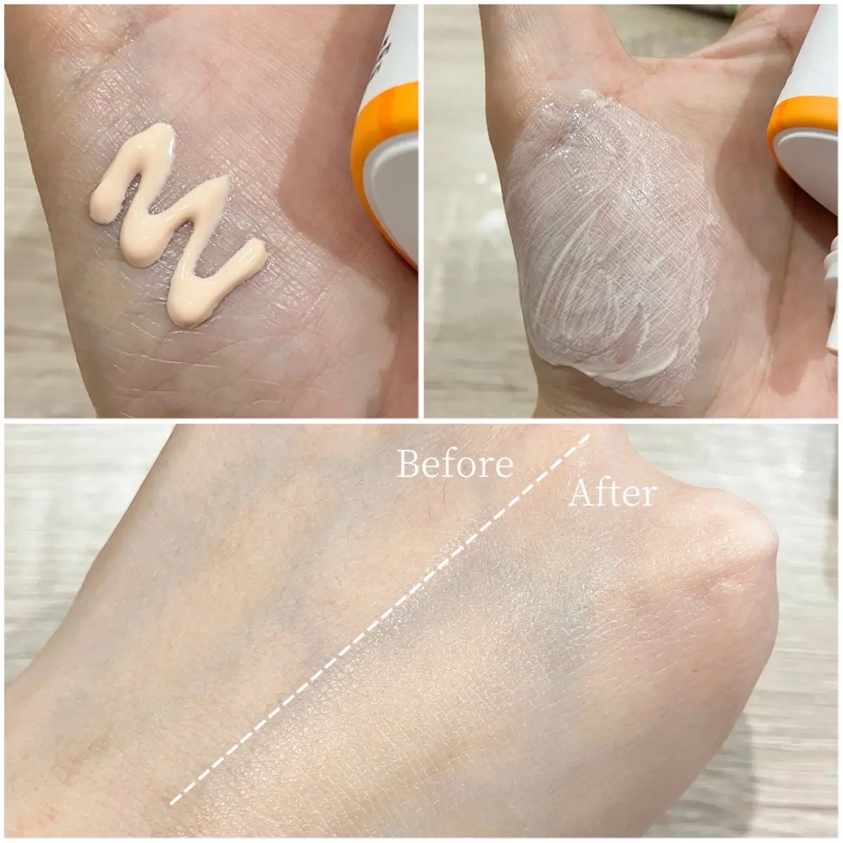 グリーンマイルドアップサンプラス/Dr.G/日焼け止めクリームを使ったクチコミ（3枚目）