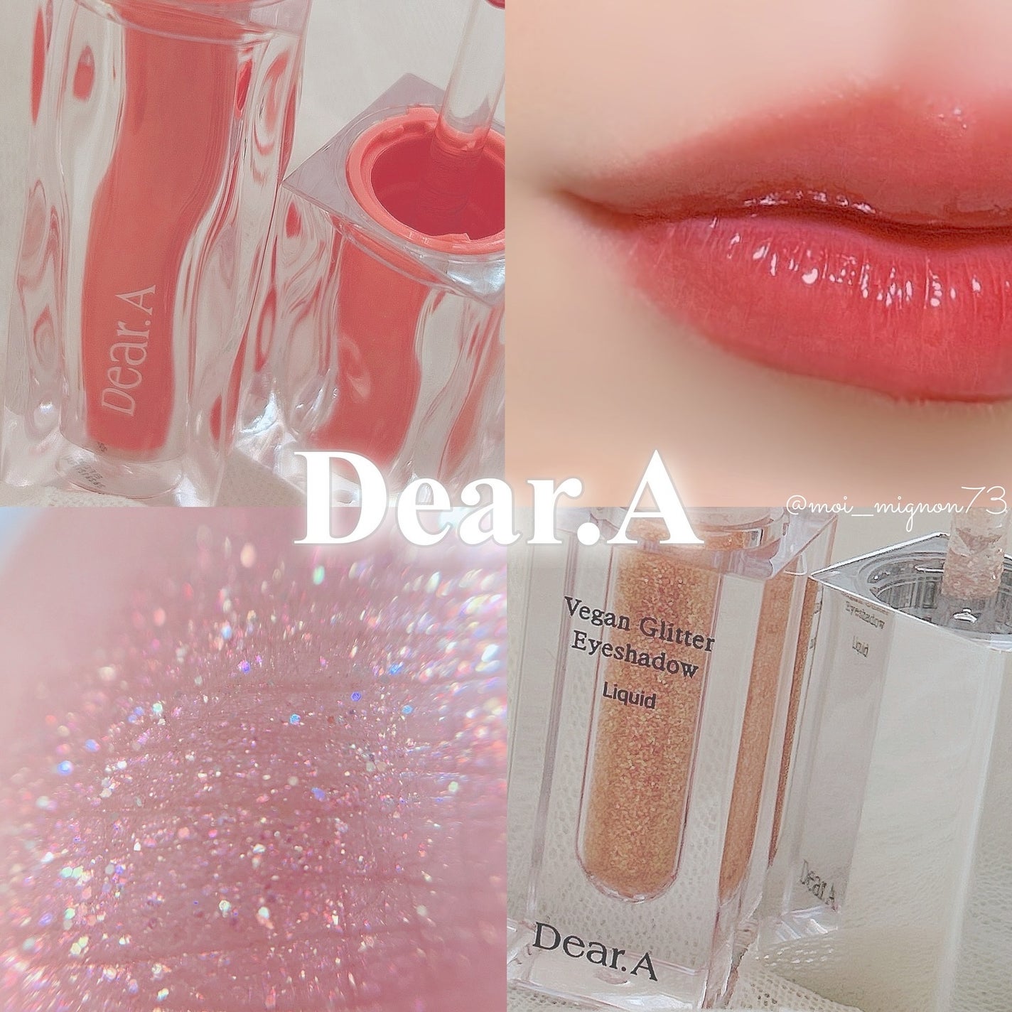 グリッターアイシャドウ/Dear.A/グリッターを使ったクチコミ(1枚目)