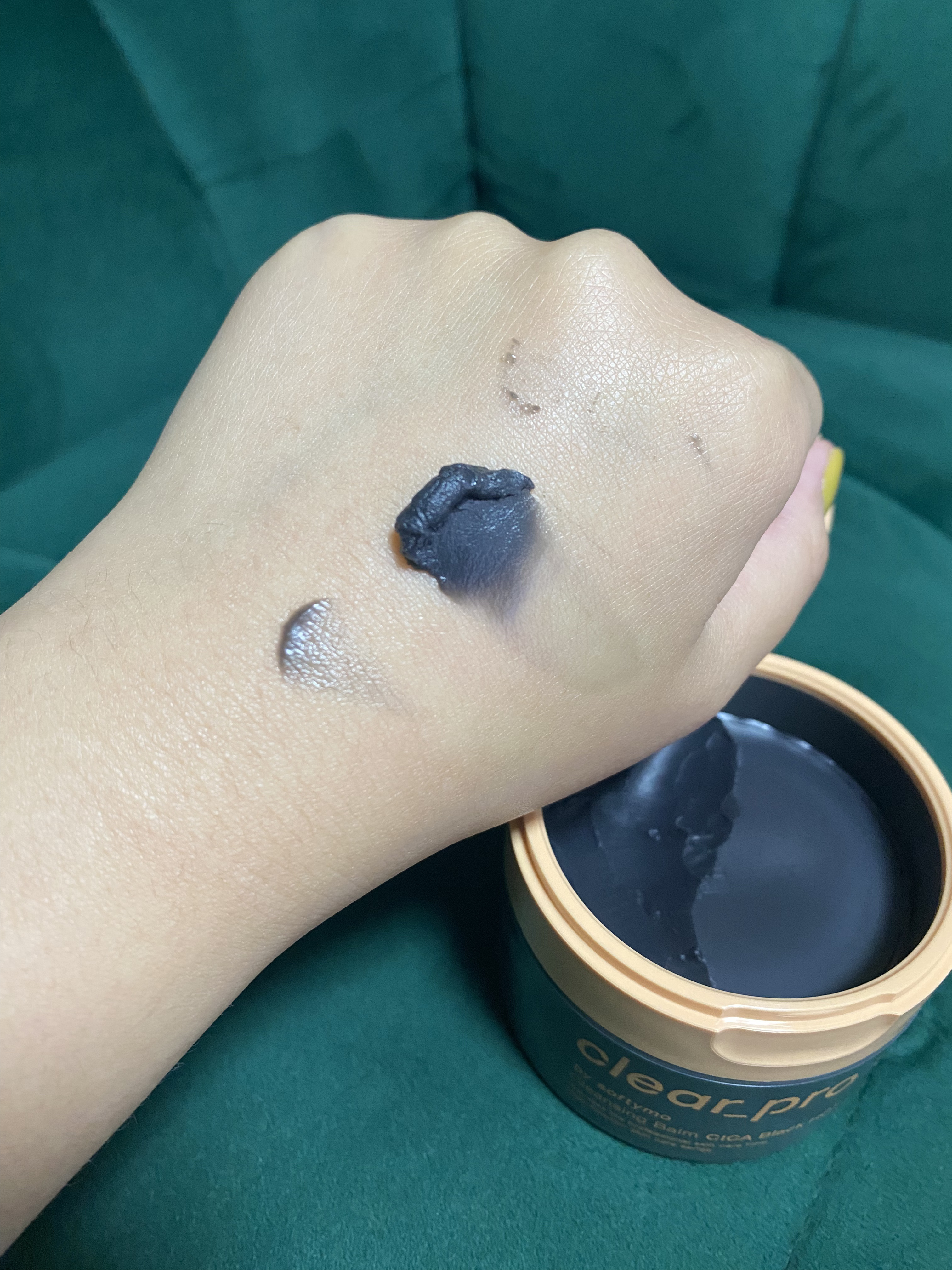 ソフティモ クリアプロ クレンジングバーム CICAブラック ホット/ソフティモ/クレンジングバームを使ったクチコミ（2枚目）