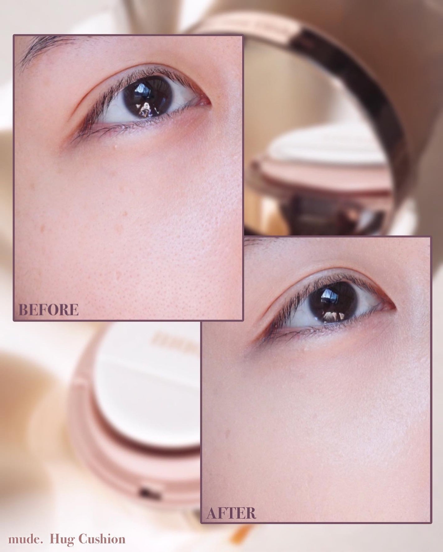 ハグクッション/mude/クッションファンデーションを使ったクチコミ(6枚目)